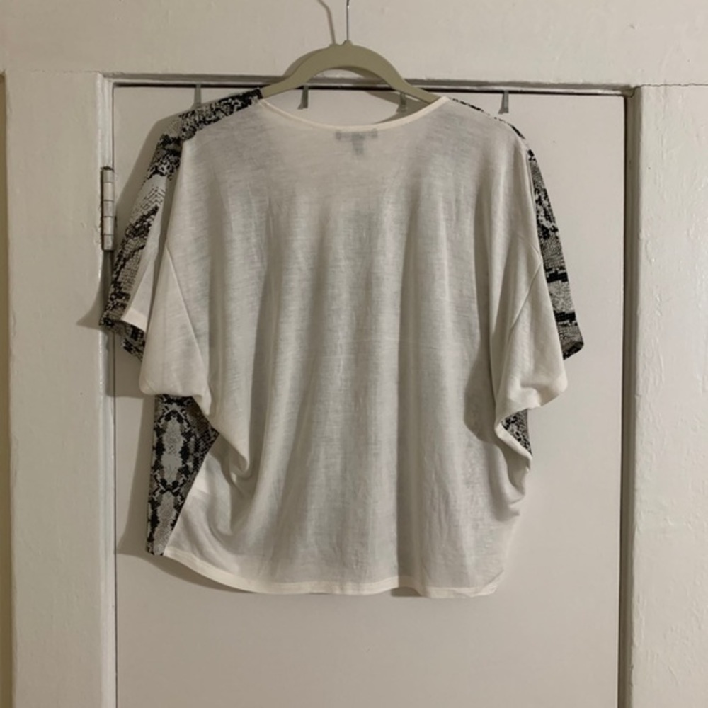 Express Snakeskin Button Front Dolman Sleeve‎ Sma… - image 7